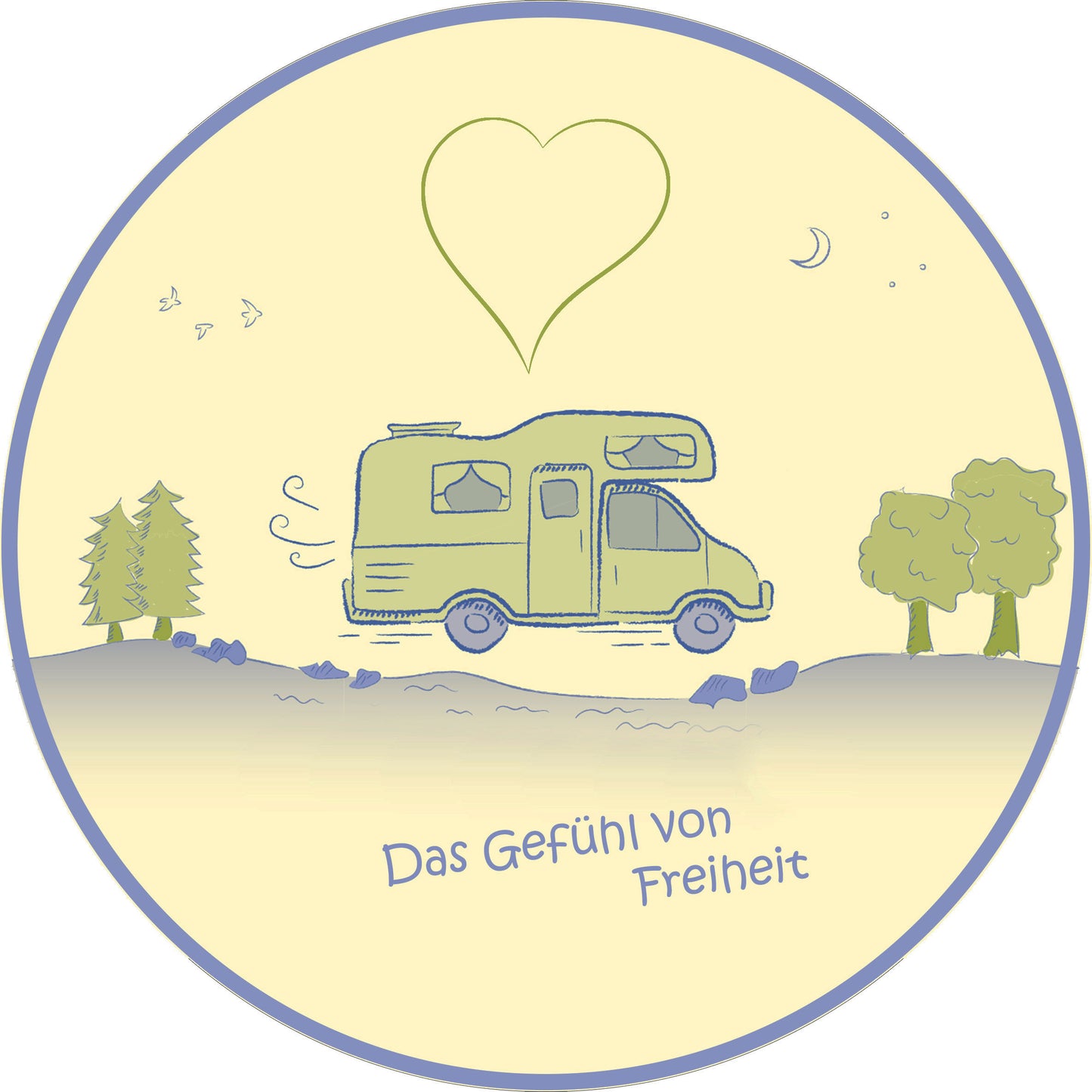 Tortenaufleger Camping