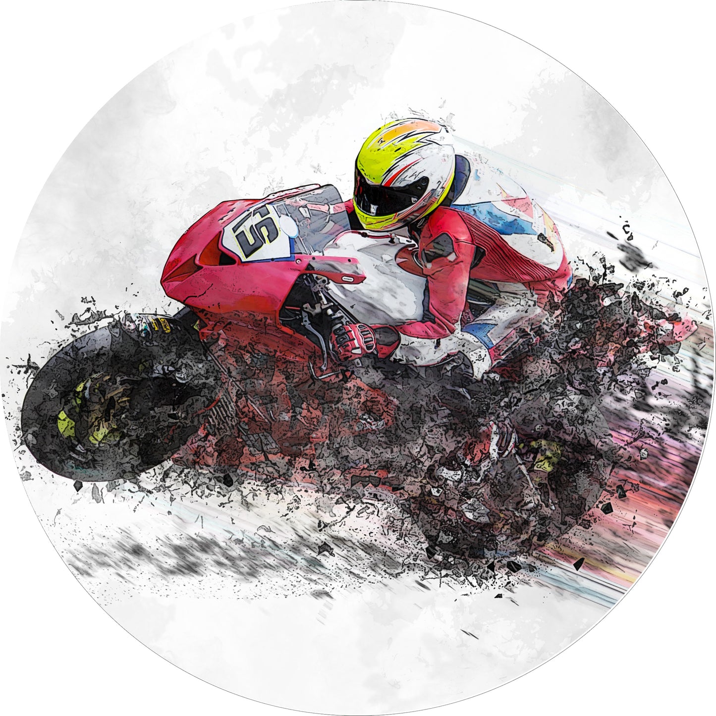Tortenaufleger Motorrad Racing
