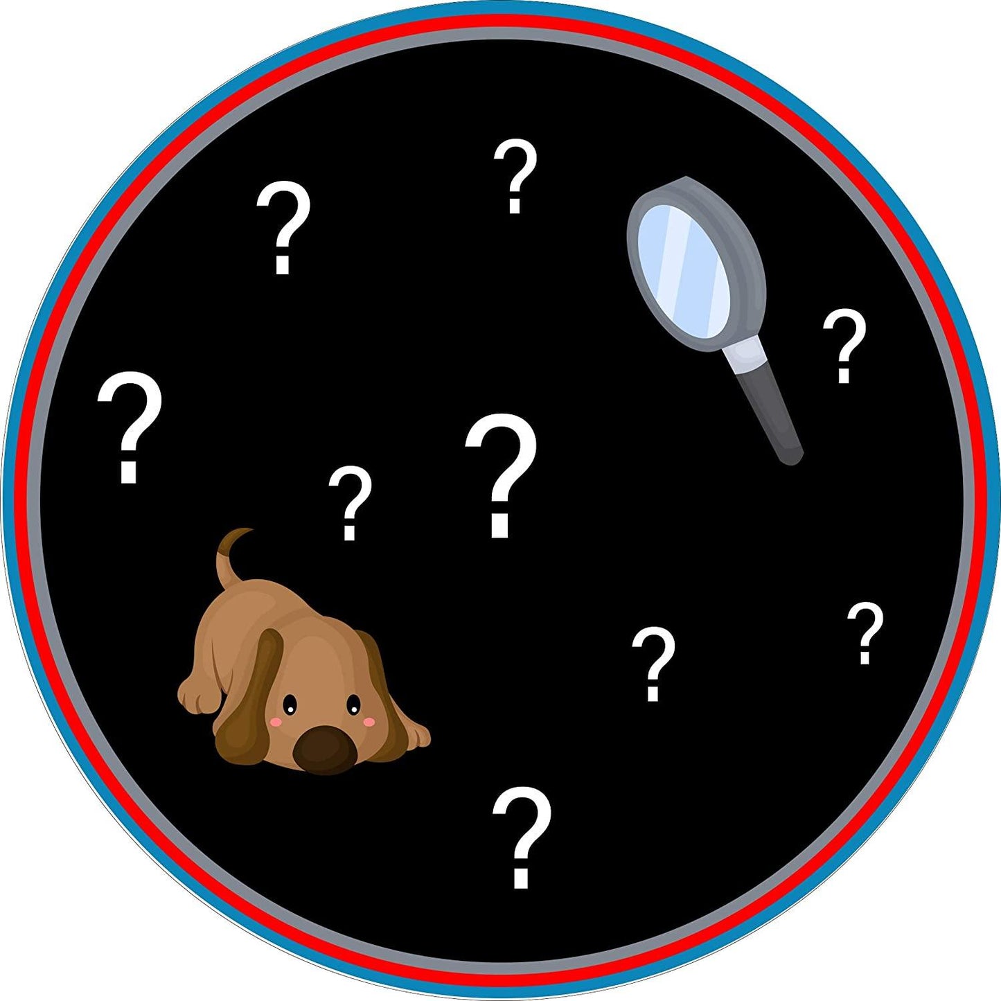 Tortenaufleger Detektiv "Fragezeichen" - Tolle-Tortenaufleger