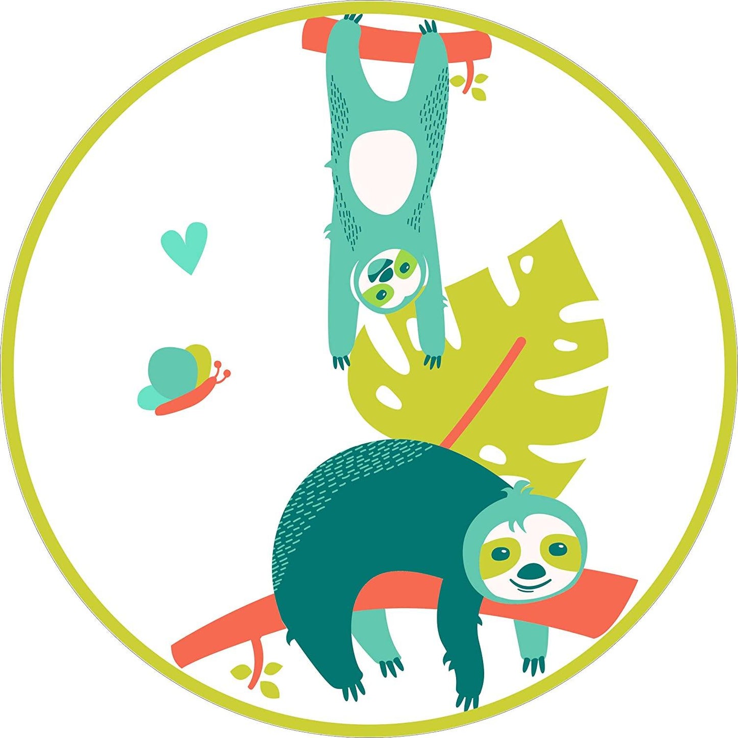 Tortenaufleger Faultierfamilie - Tolle-Tortenaufleger