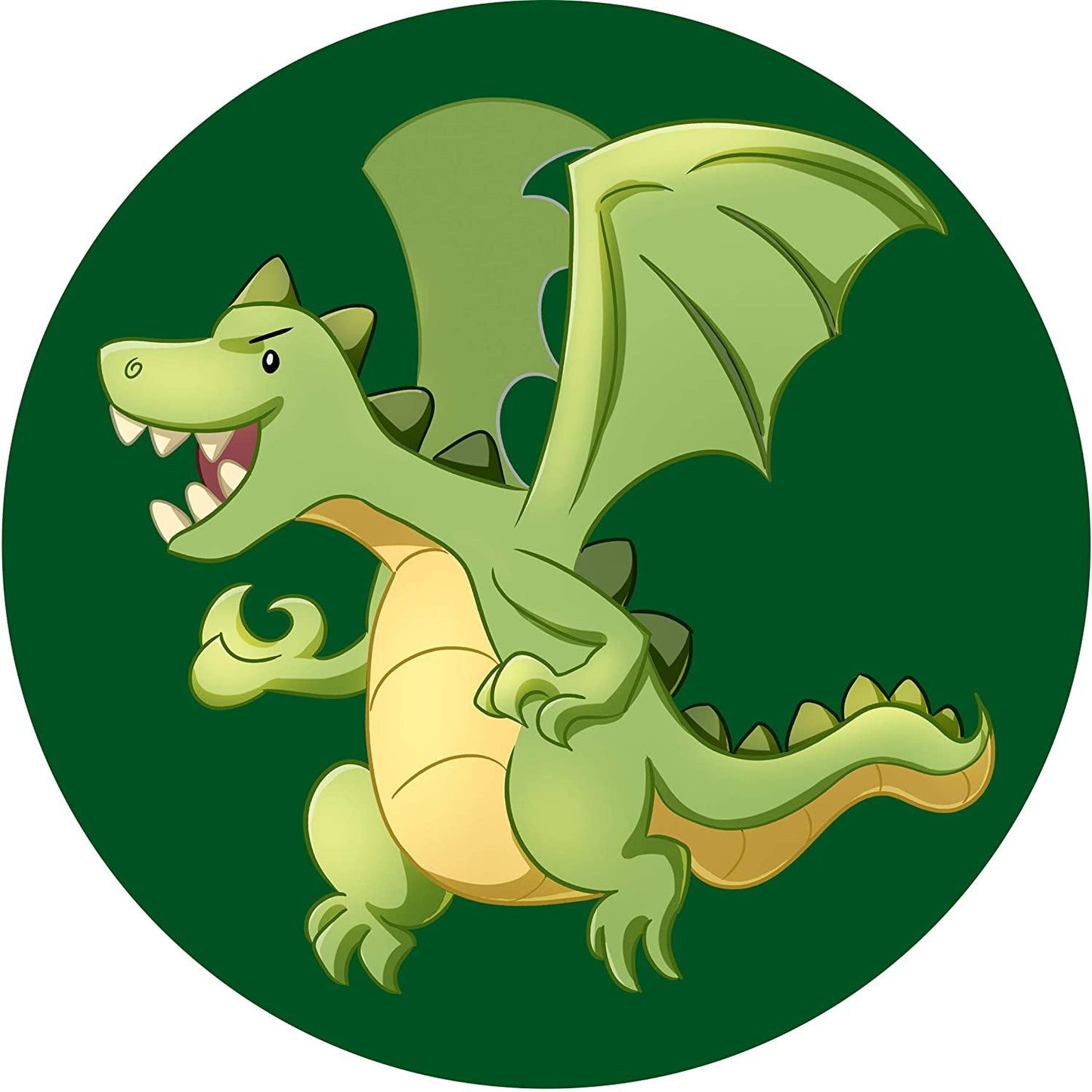 Tortenaufleger grüner Drache - Tolle-Tortenaufleger