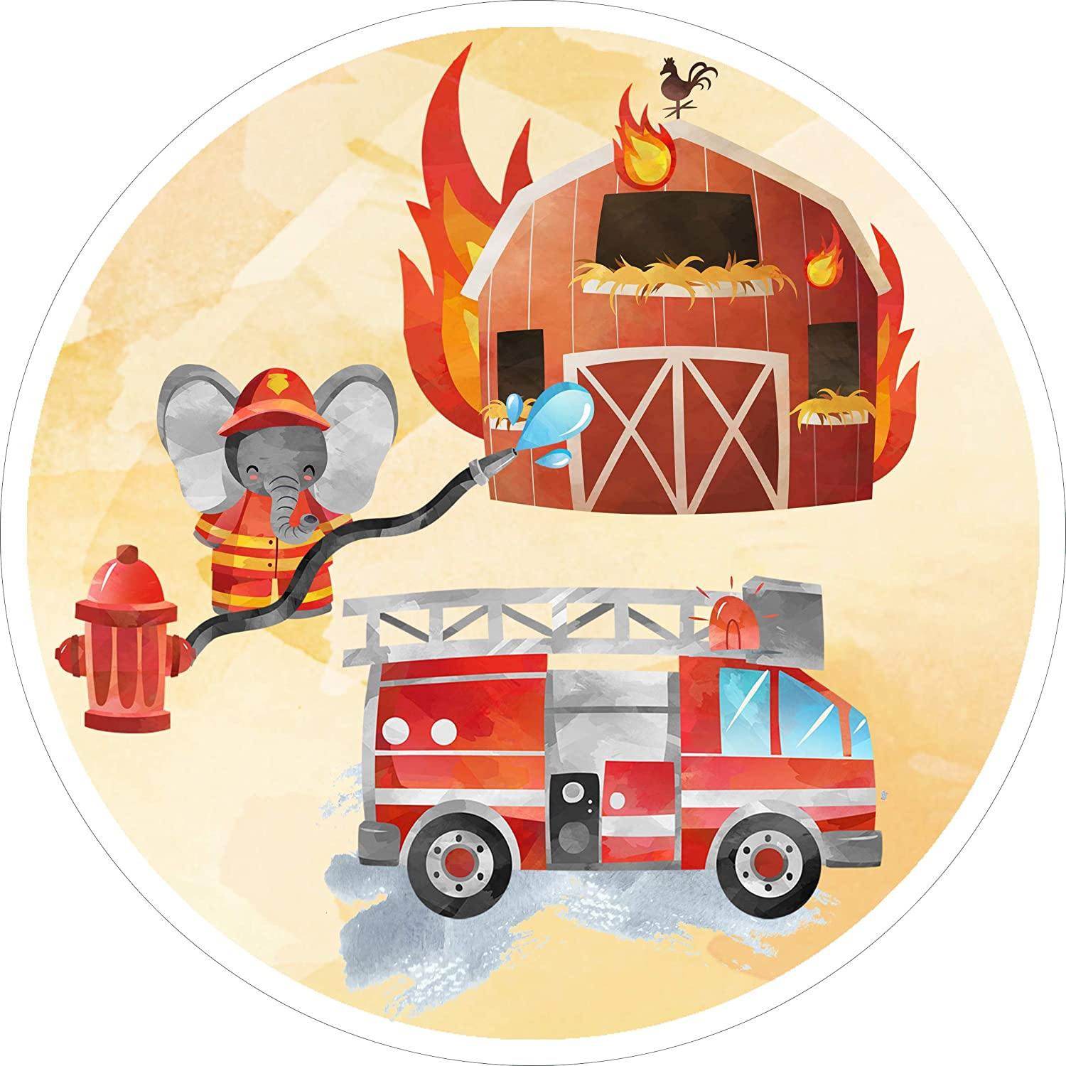 Tortenaufleger Feuerwehr - Einsatz - Tolle-Tortenaufleger