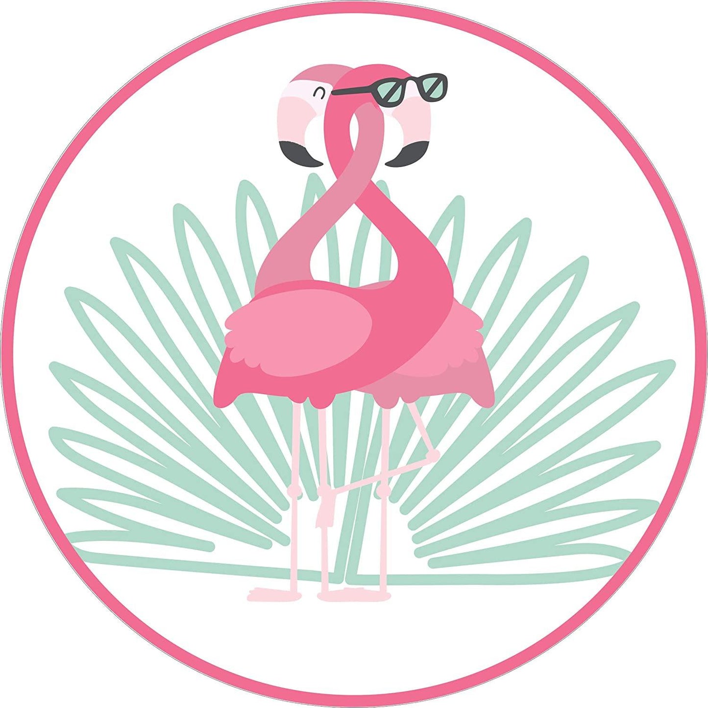 Tortenaufleger Flamingo - Pärchen - Tolle-Tortenaufleger