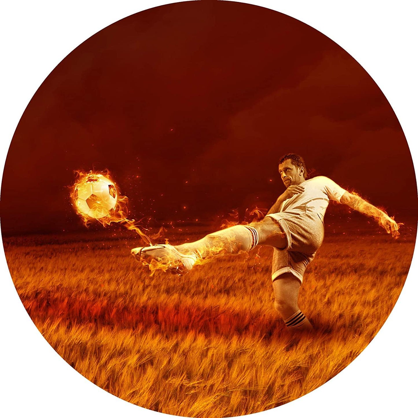 Tortenaufleger Fußballspieler - Tolle-Tortenaufleger