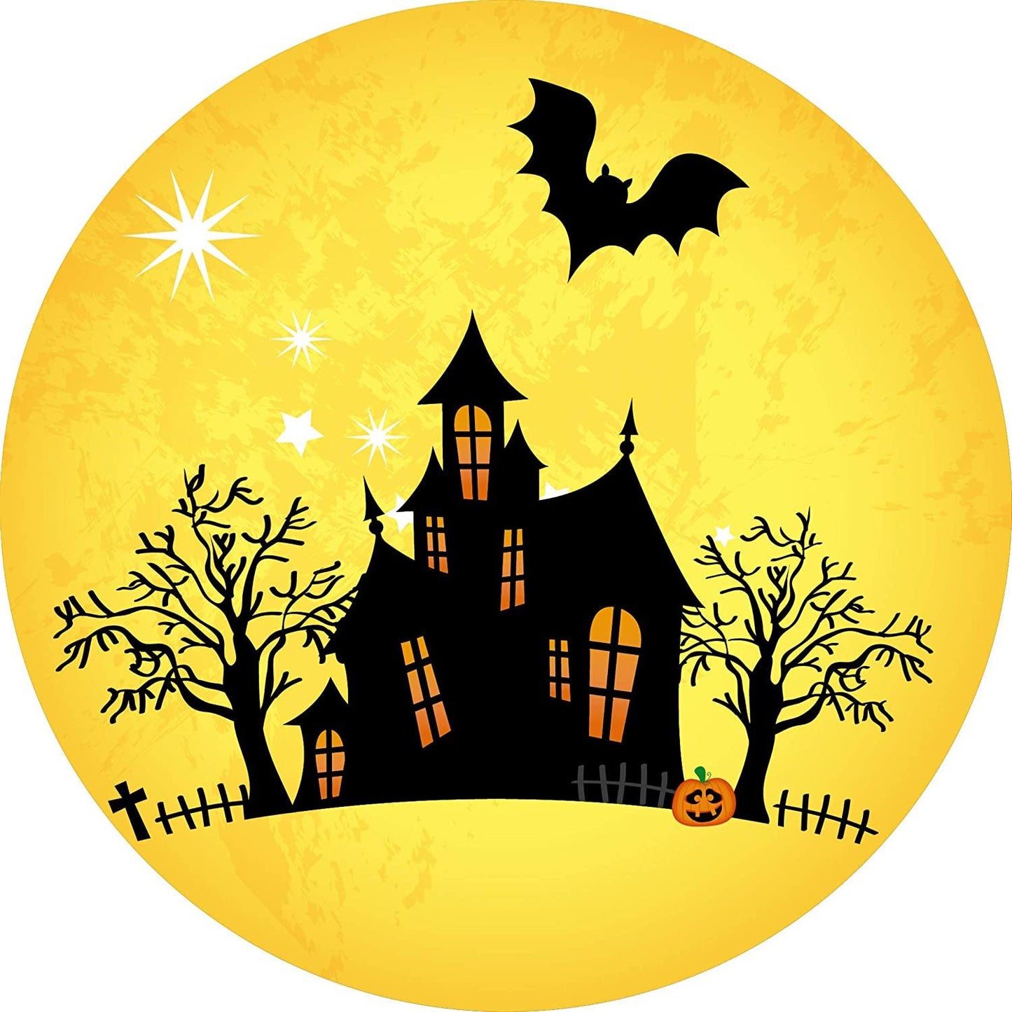 Tortenaufleger Gruselhaus - Tolle-Tortenaufleger