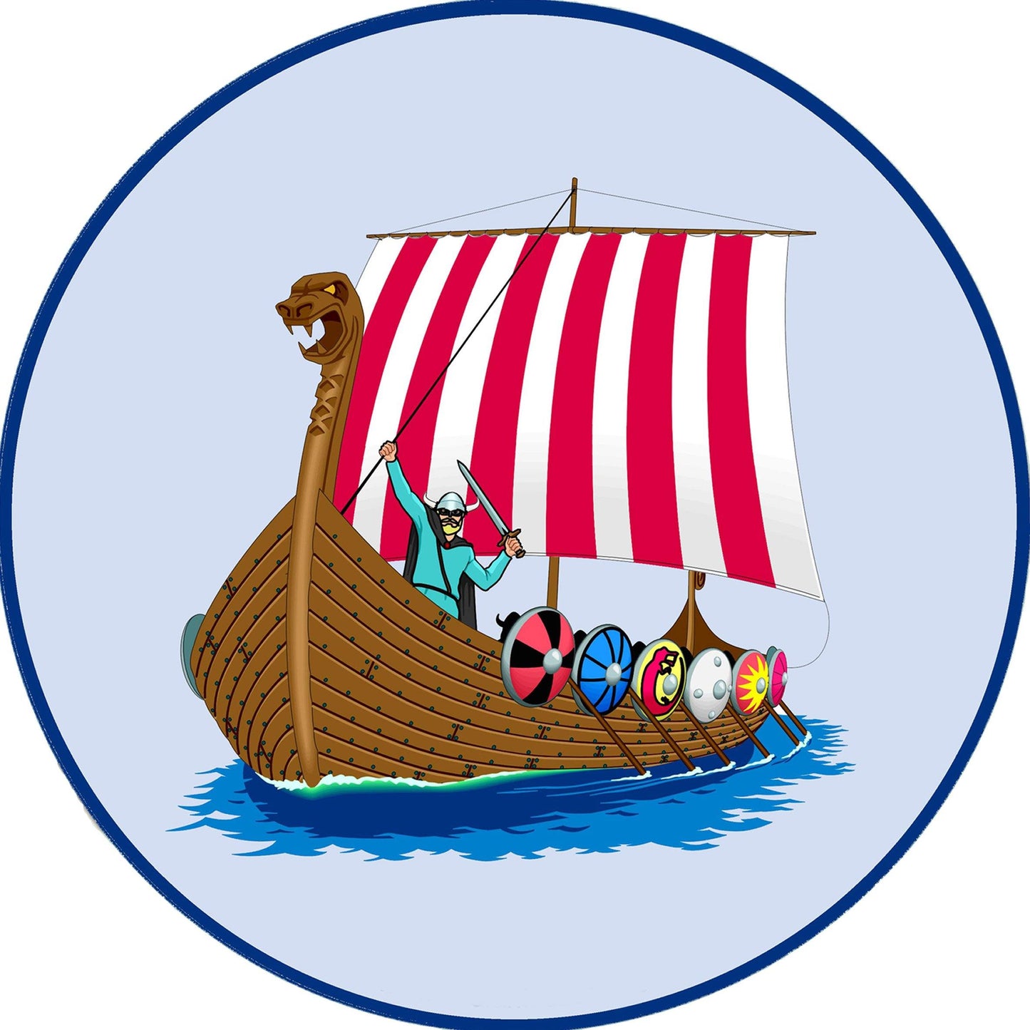 Tortenaufleger Wikinger-Schiff - Tolle-Tortenaufleger