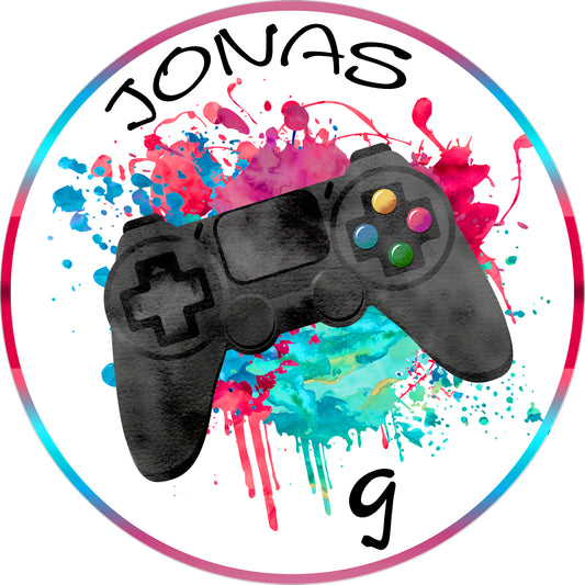Tortenaufleger Gamer Controller personalisierbar