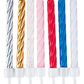 10 Kuchenkerzen mit Halter