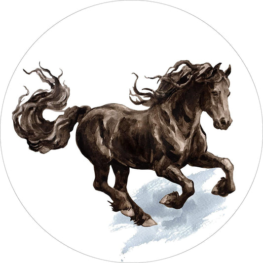 Tortenaufleger Pferd (Friese) - Tolle-Tortenaufleger