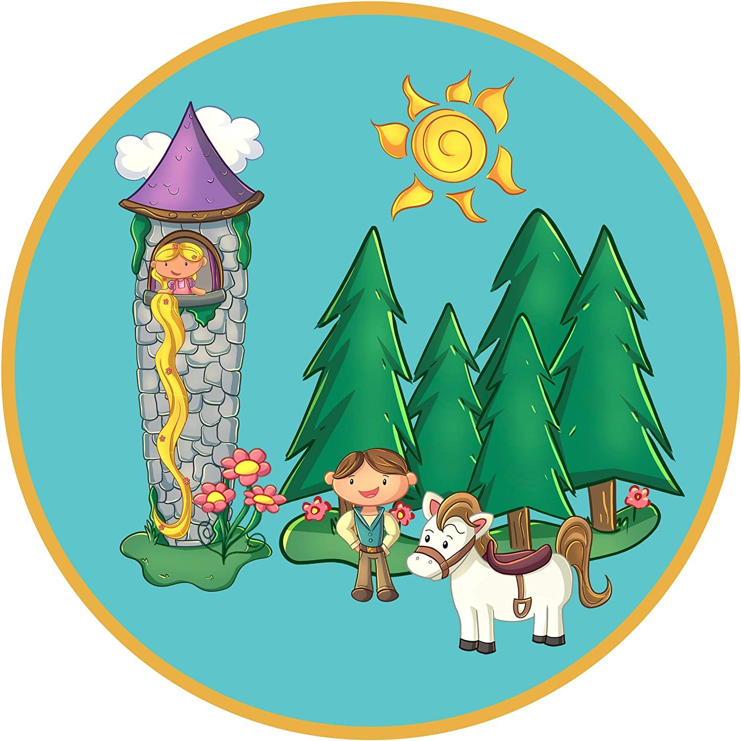 Tortenaufleger Prinzessin Rapunzel - Tolle-Tortenaufleger