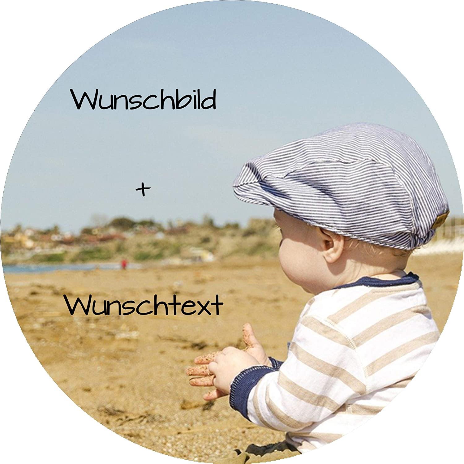 Personalisierbarer Tortenaufleger mit Wunschtext und Wunschbild - Tolle-Tortenaufleger