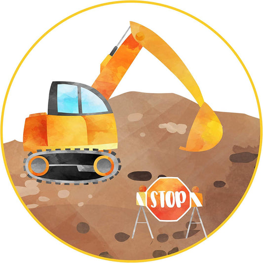 Tortenaufleger Baustelle - Tolle-Tortenaufleger
