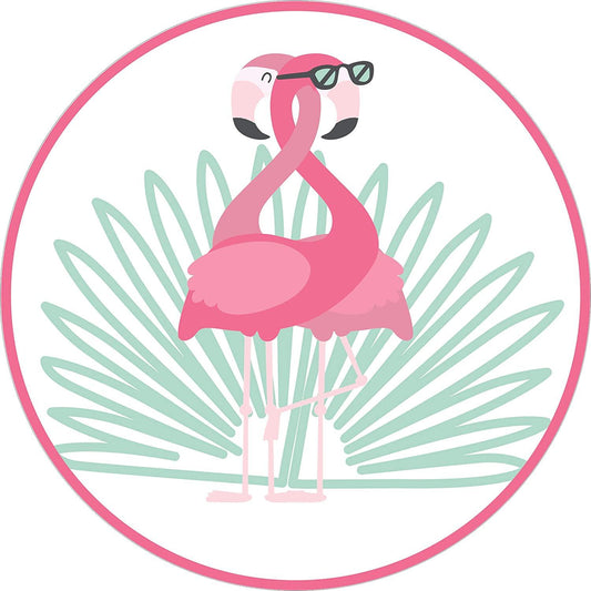 Tortenaufleger Flamingo - Pärchen - Tolle-Tortenaufleger