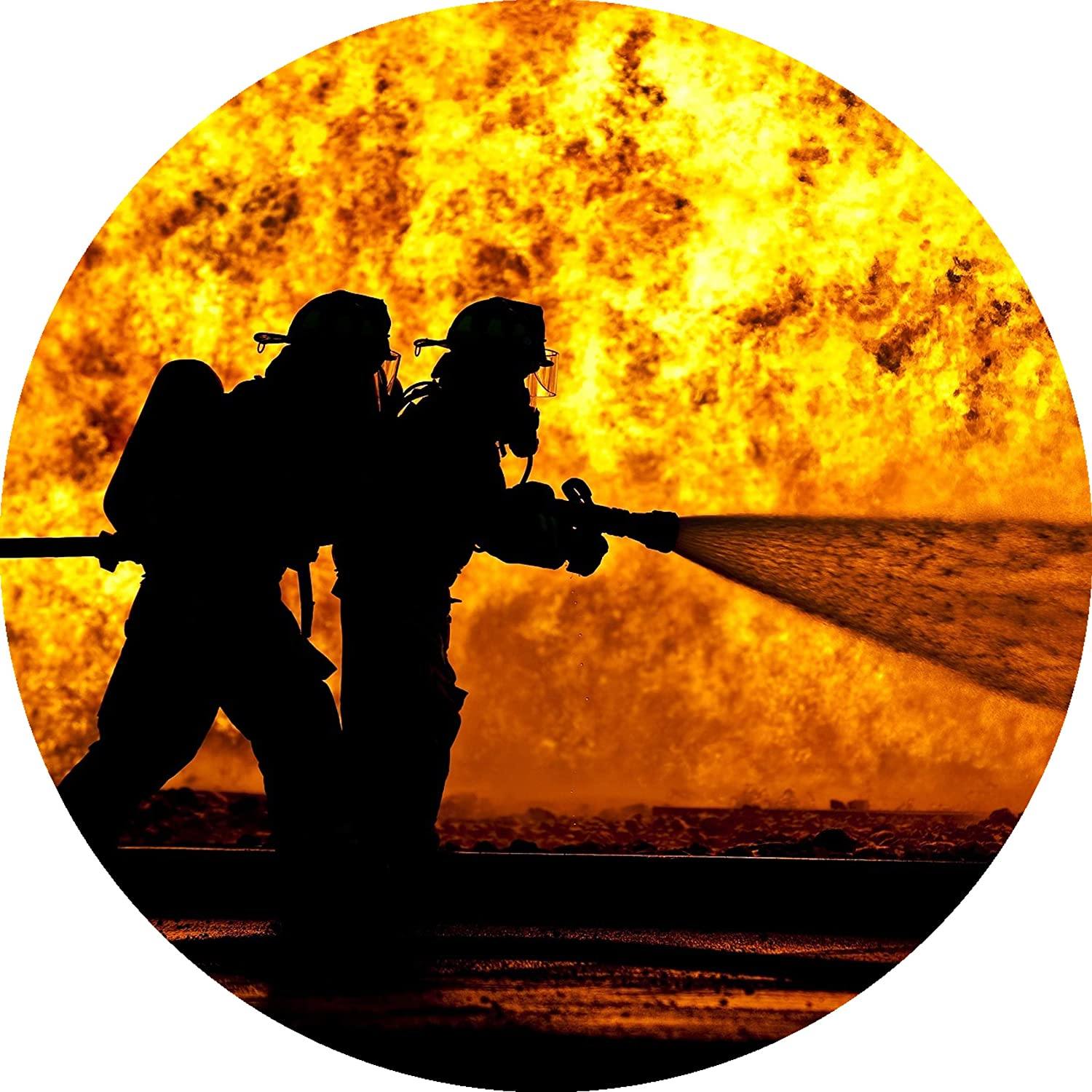Tortenaufleger Feuerwehr Flammen - Tolle-Tortenaufleger