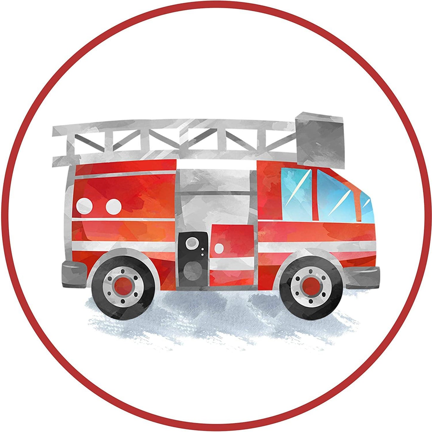 Tortenaufleger Feuerwehrauto - Tolle-Tortenaufleger