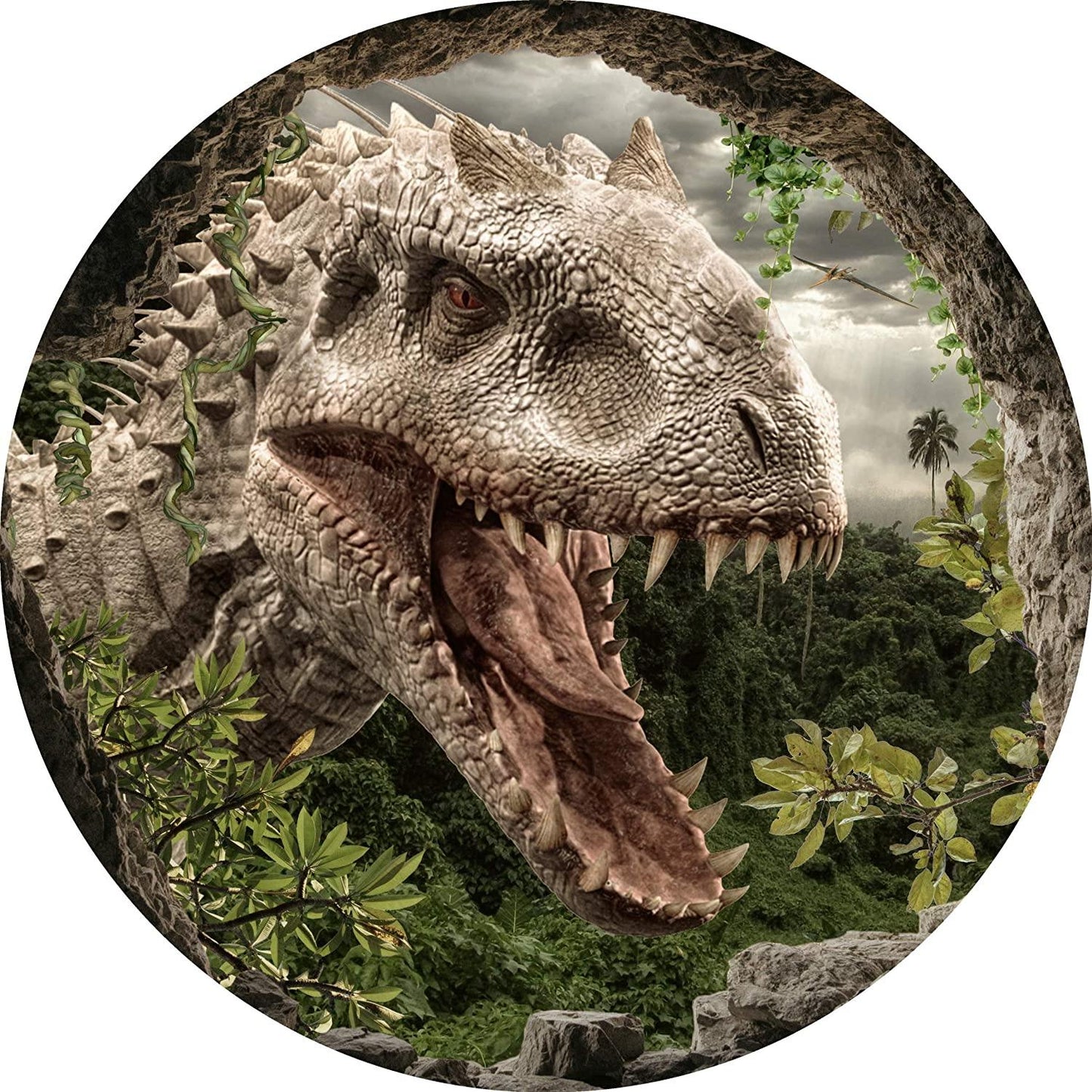 Tortenaufleger Dinosaurier Höhle - Tolle-Tortenaufleger